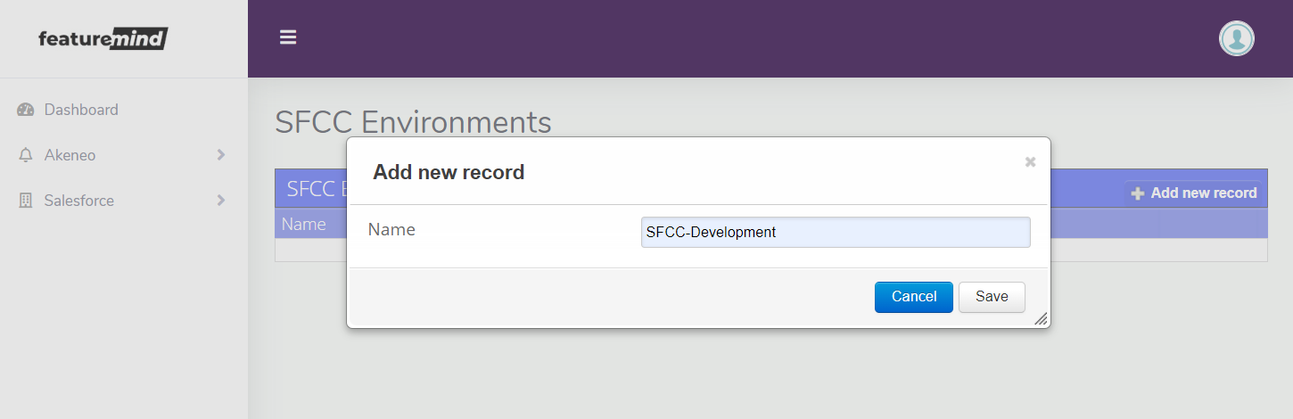 sfcc environment